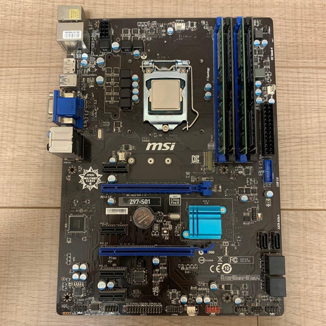 Intel i7-4790K / Z97-S01 /メモリ32GBセット - メルカリ