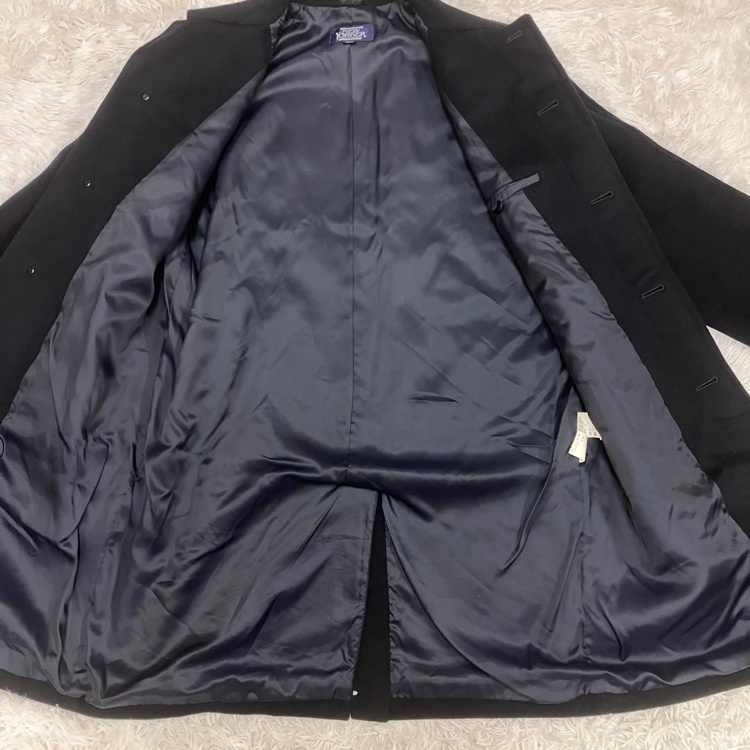 ニューヨーカー カシミヤ ウール ステンカラー バルマカーン コート