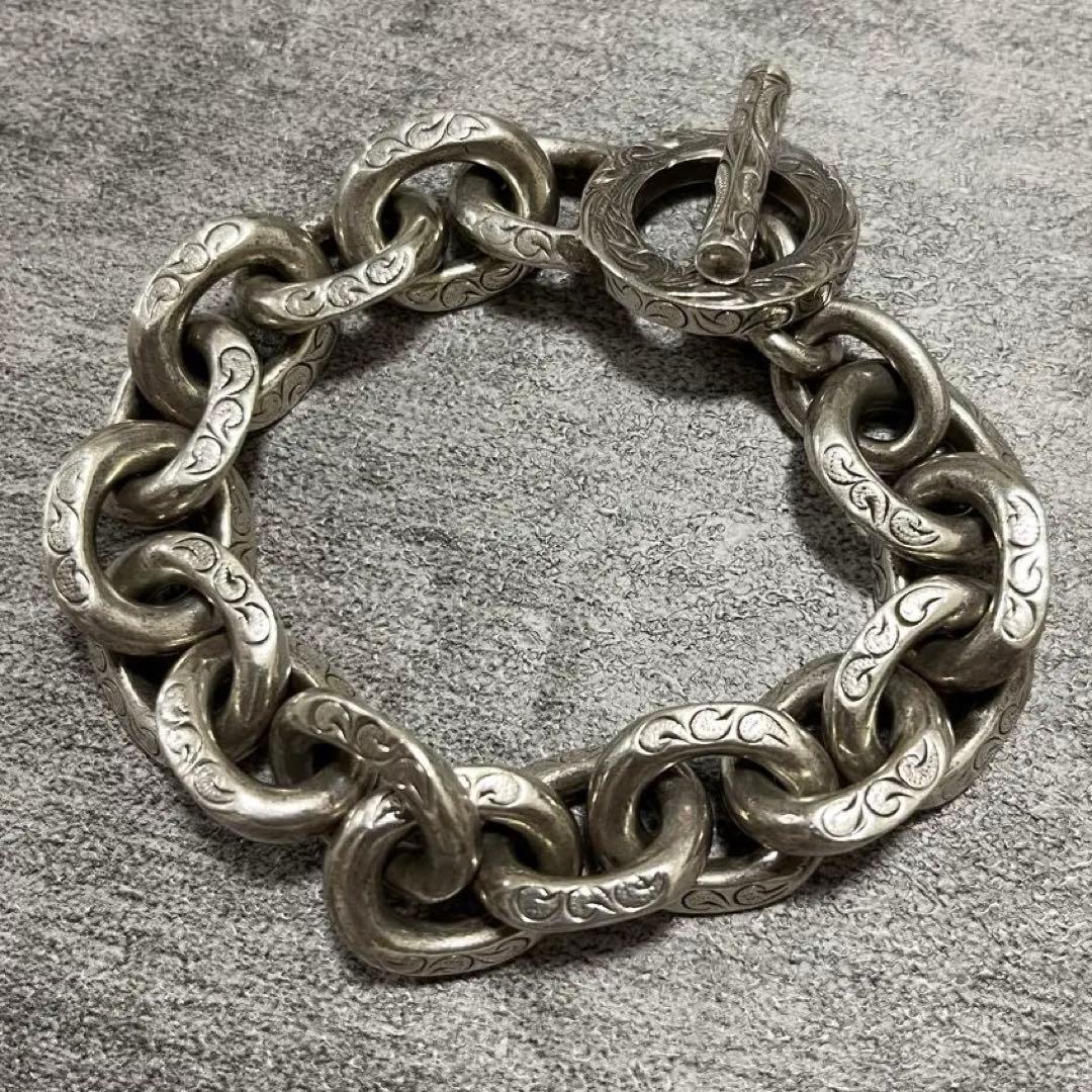 アクセサリー Maxi Hawaiian jewelry silver 925 Double Side Engraving Fish Hook Pendant-Large [Silver 925] – Maxi