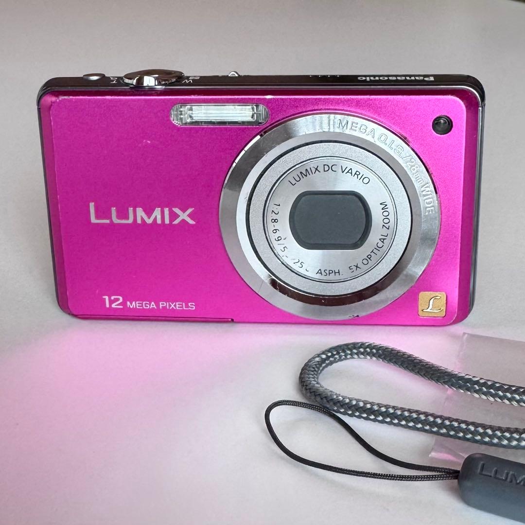 パナソニック LUMIX DMC-FS10 ピンク デジタルカメラ デジカメ - メルカリ