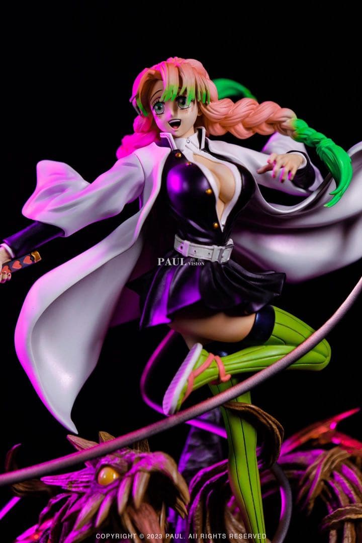 鬼滅の刃 恋柱 甘露寺蜜璃 フィギュア 塗装済み完成品 ガレージキット