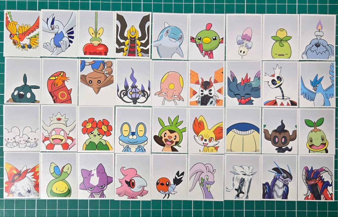 韓国 ポケモンタウン 証明写真 全種類 100枚 コンプリート - メルカリ