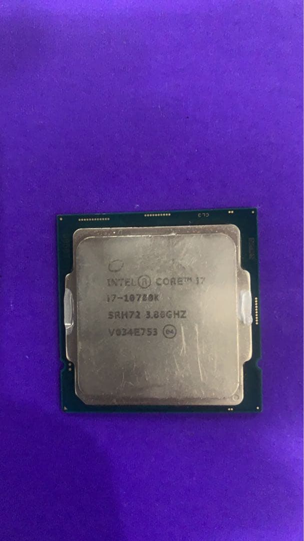 Intel Core I7-10700K CPU インテル 1381 - メルカリ