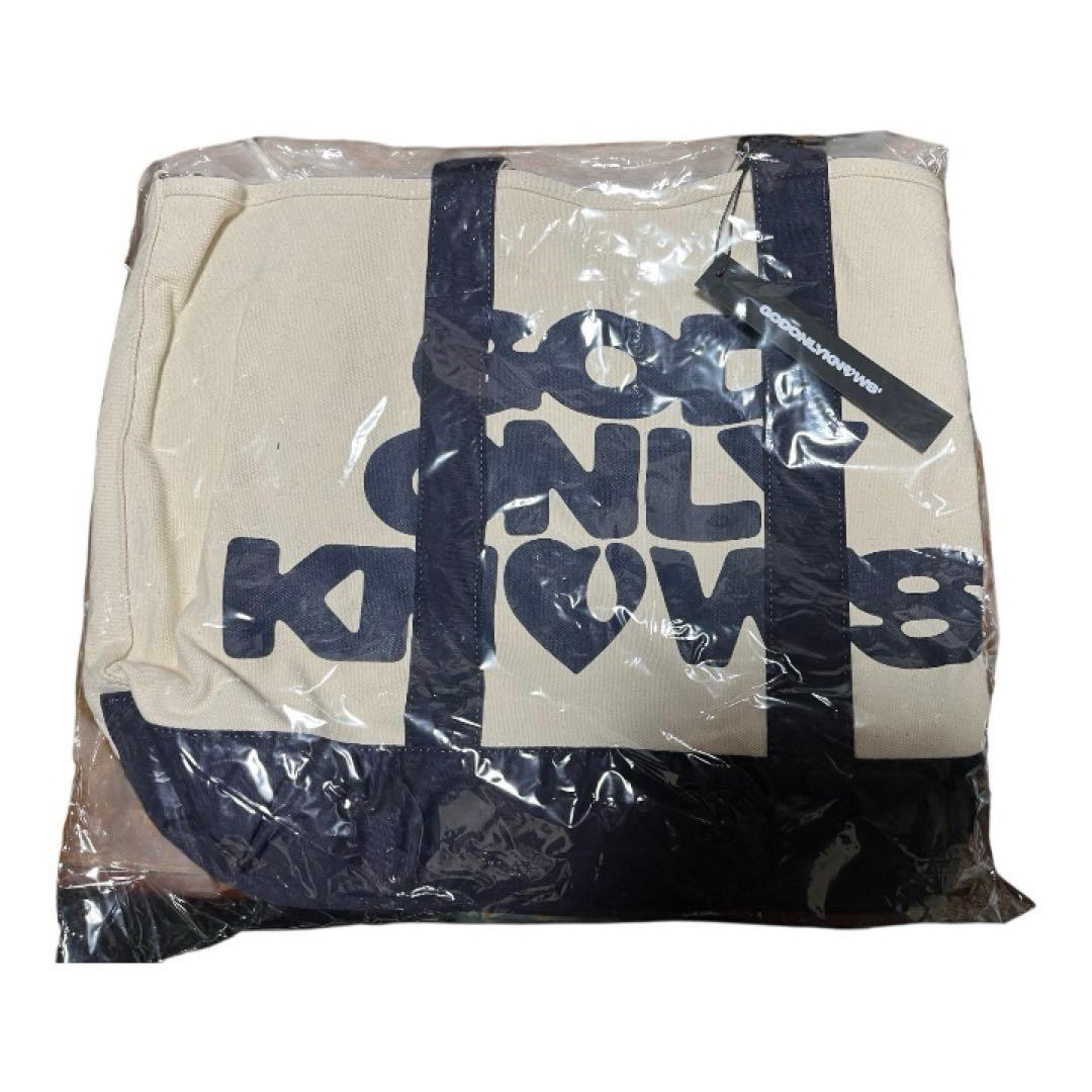 新品未使用】岩田剛典GOD ONLY KNOWSトートバッグ ネイビー - メルカリ