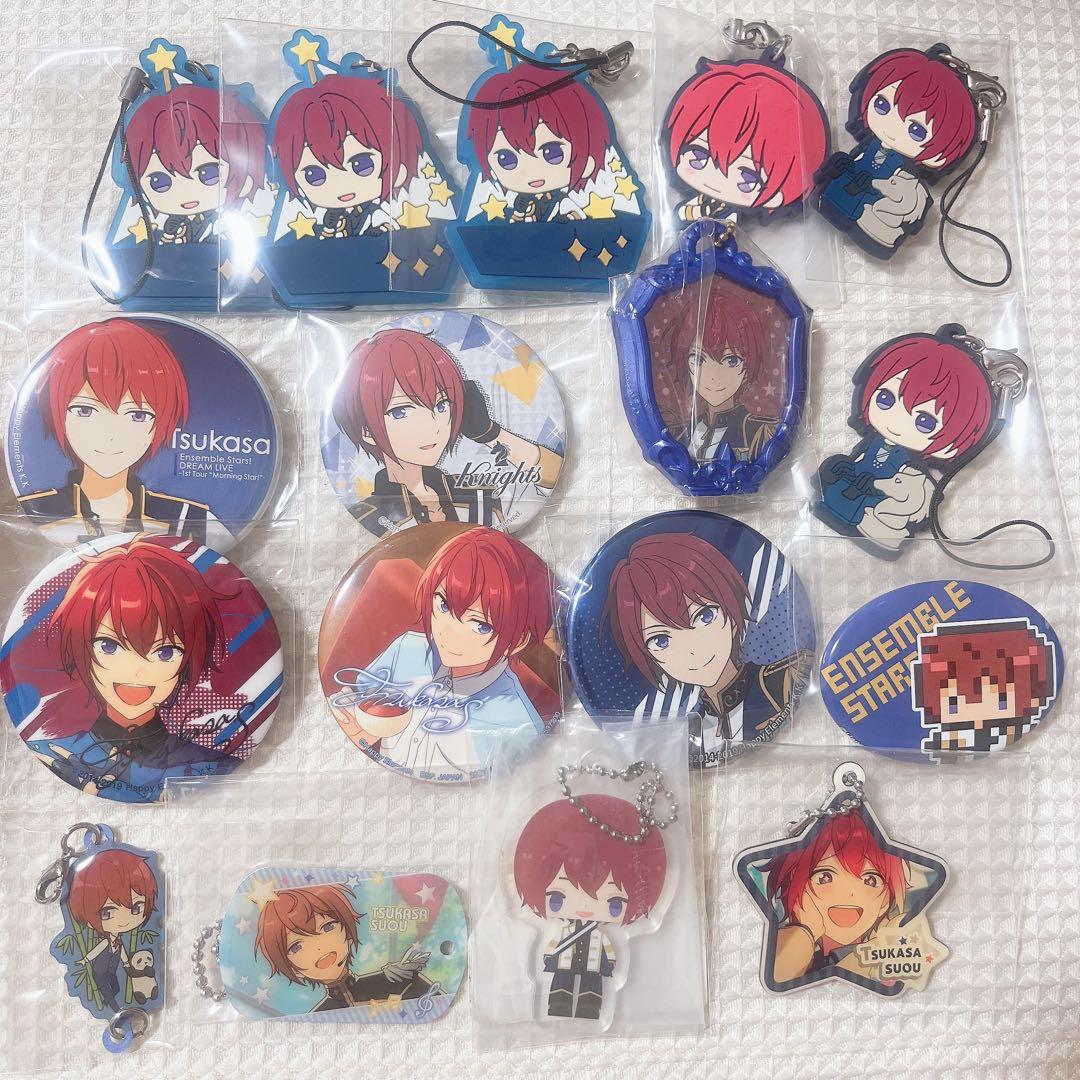 七種茨、伏見弓弦、朱桜司缶バッジ