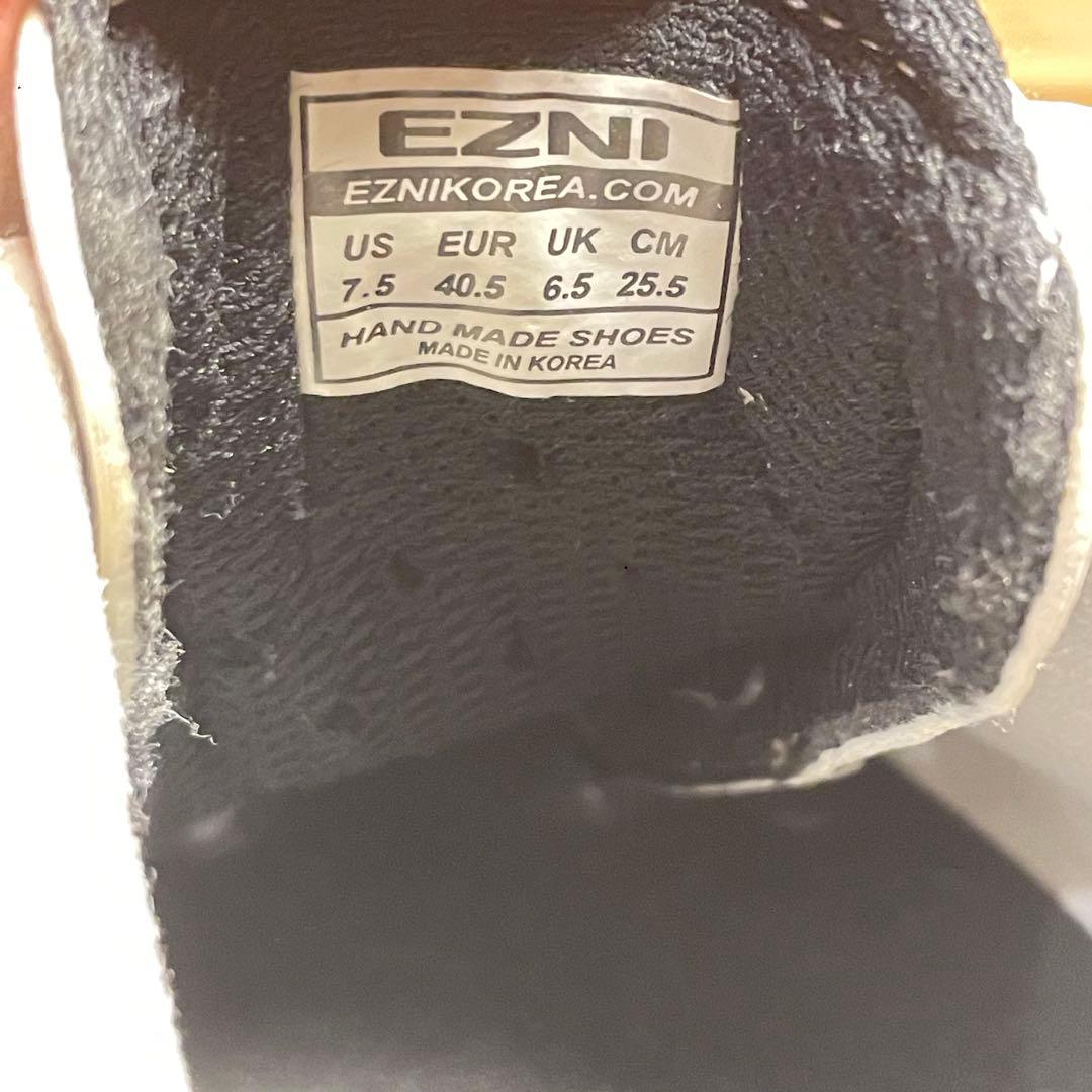 EZNI 自転車シューズ　トラックシューズ　25.5cm 競輪　ハンドメイド美品