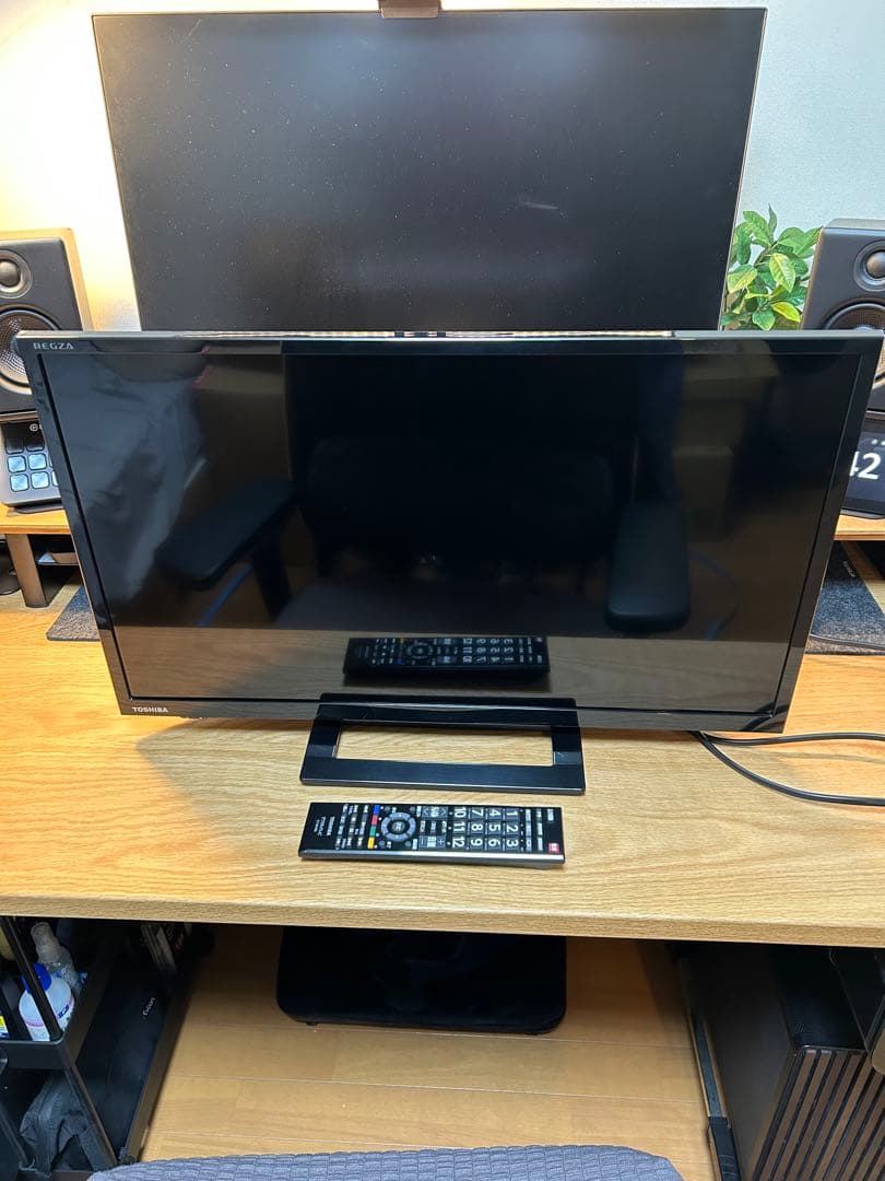 TOSHIBA REGZA 24S22 液晶テレビ 24V 東芝レグザ 19年製 24S22 液晶テレビ REGZA(レグザ) [24V型 /ハイビジョン] 東芝｜TOSHIBA