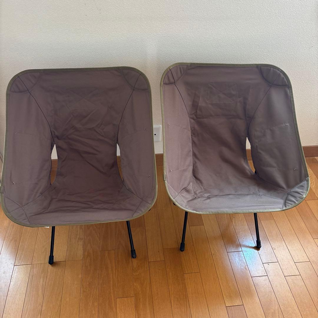 【美品】ヘリノックス　タクティカルチェアL コヨーテ　2脚セット Helinox タクティカルチェア コヨーテ 新品未使用品 【公式通販】