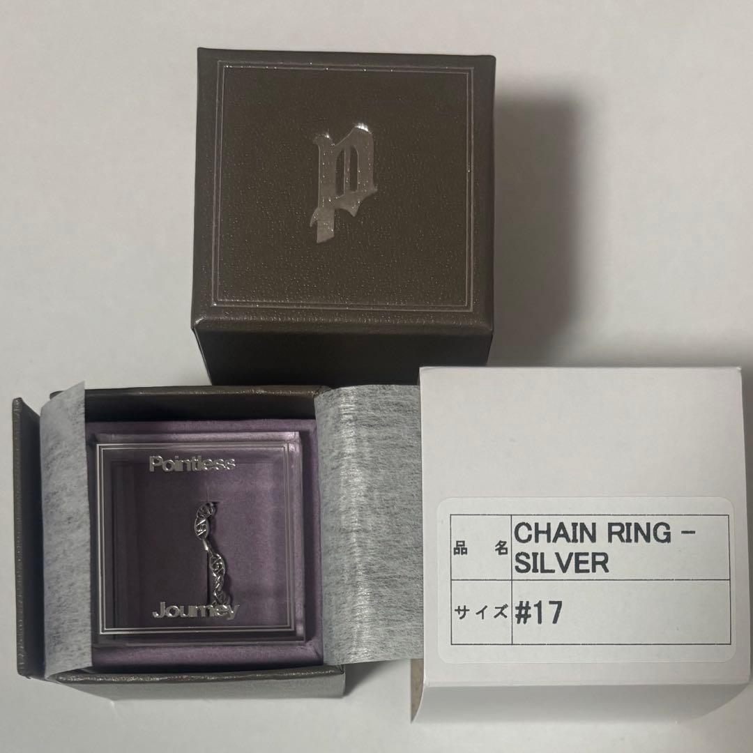 pointless journey CHAIN RING SILVER 17号