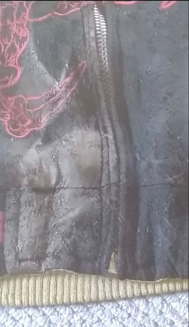 Satori サトリ 金色リバーシブルスカジャン 双虎 巻き大龍柄 - メルカリ