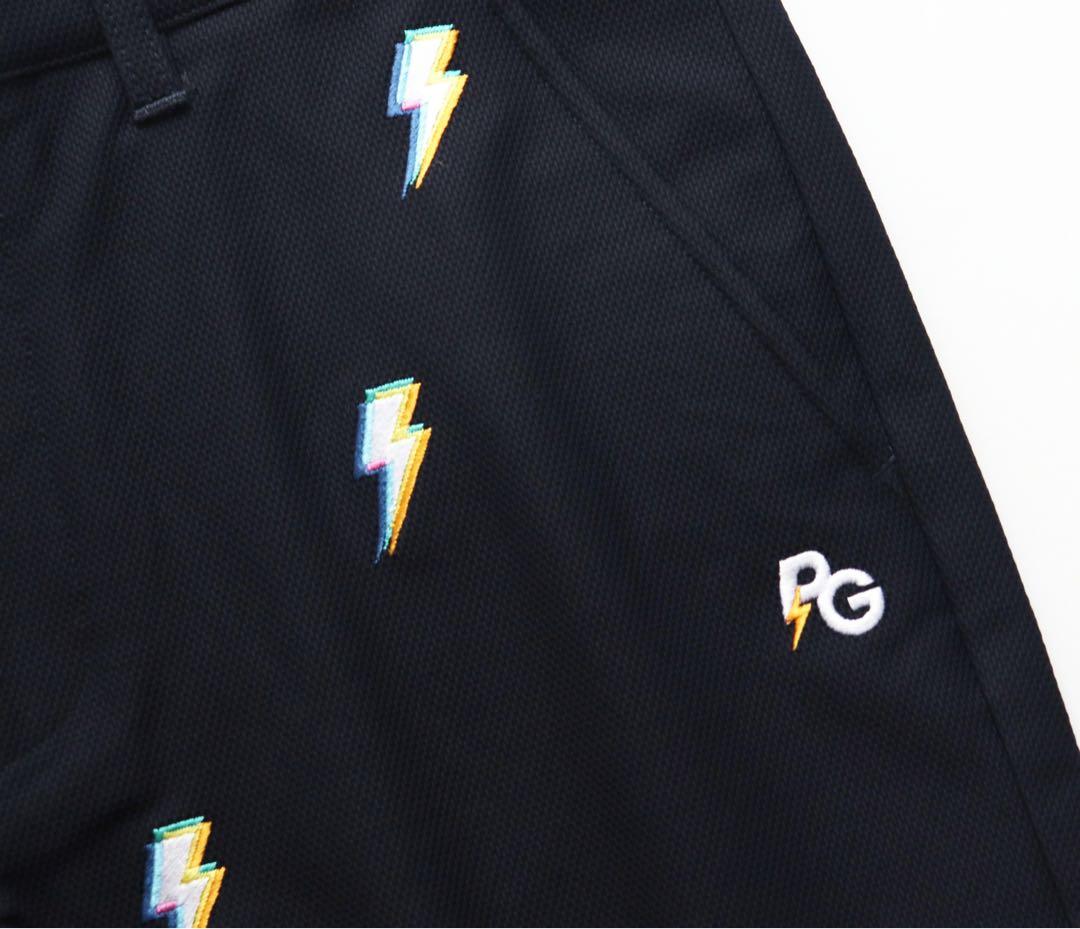 《パーリーゲイツ》新品 エレキ刺繍 ストレッチ ショートパンツ 4(W82)