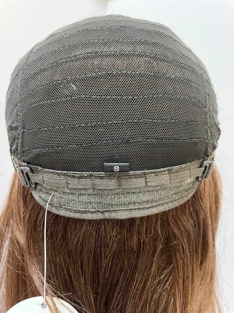 フルウィッグ人毛100%人毛ウィッグ医療ウィッグロングストレート広い