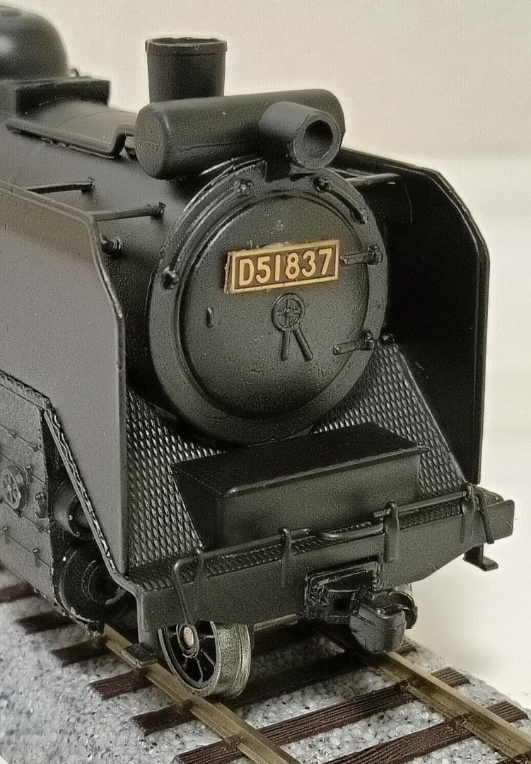 HOゲージ 天賞堂アダチ Ｄ51蒸気機関車、カンモーター、メンテナンス済