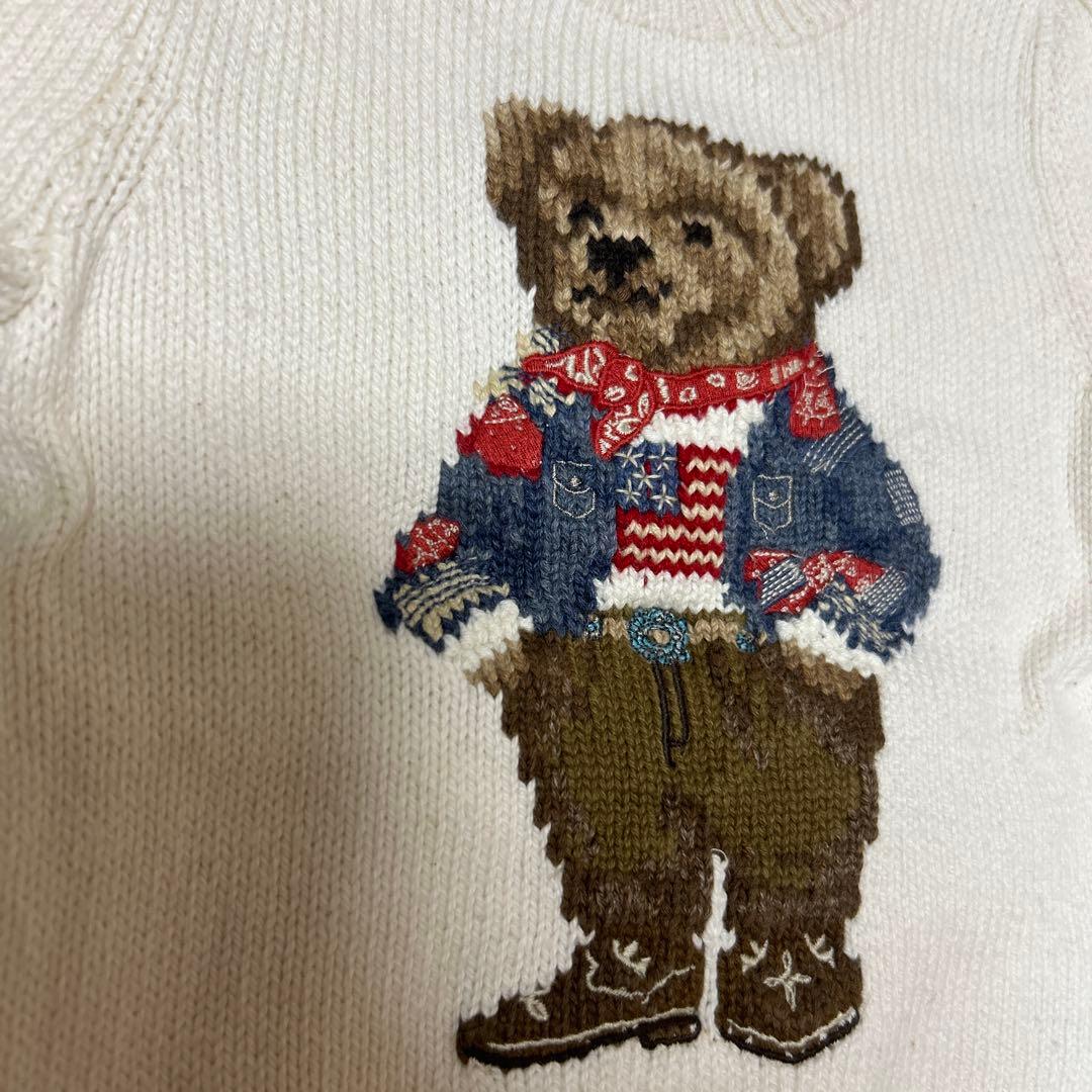 POLO Ralph Lauren クマ刺繍セーター ニット ラルフローレン - メルカリ