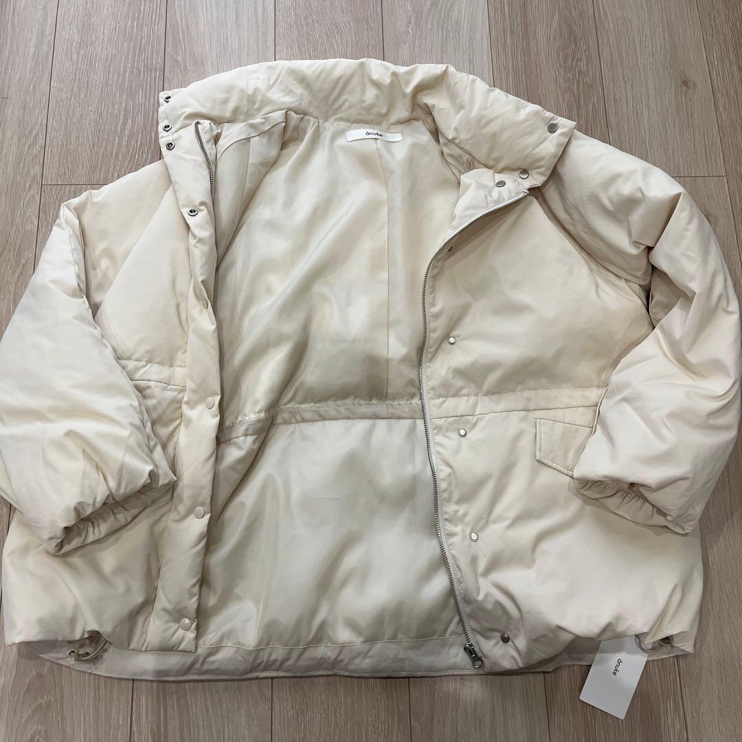 新品タグ付き】anuke Standcollar Down Coat 36 白 - メルカリ