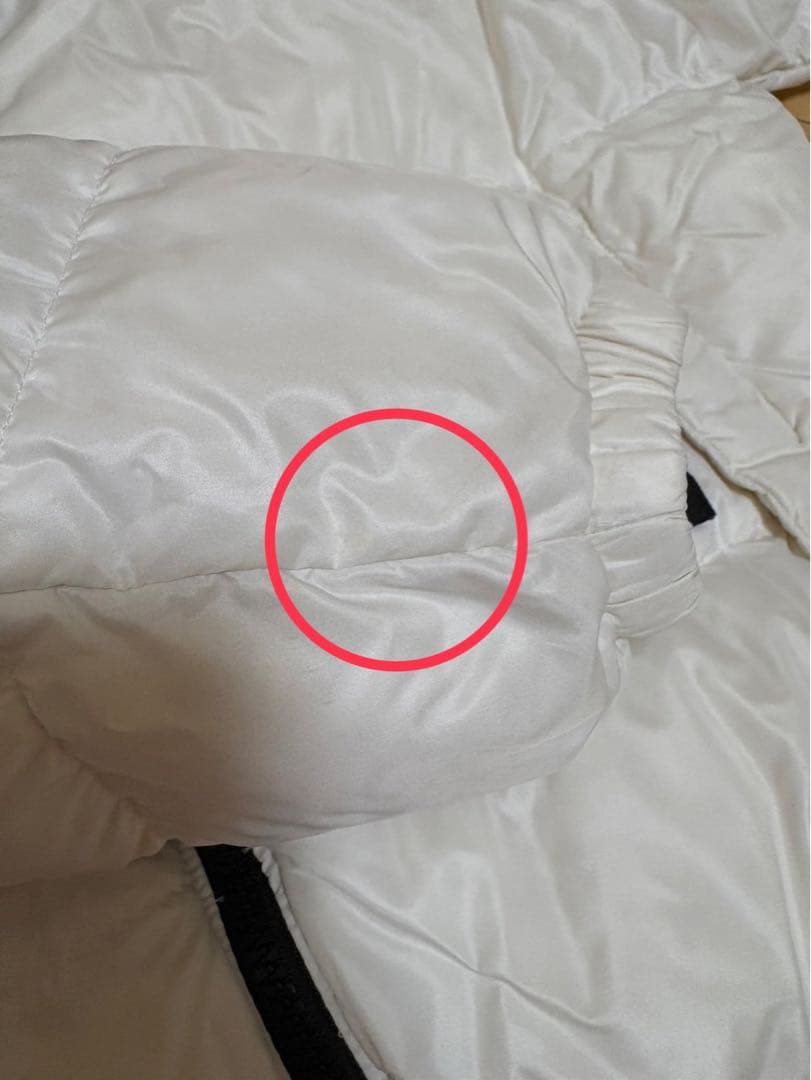 ノースフェイス HYBRID DOWN BALL レディースM 90 白黒 - メルカリ