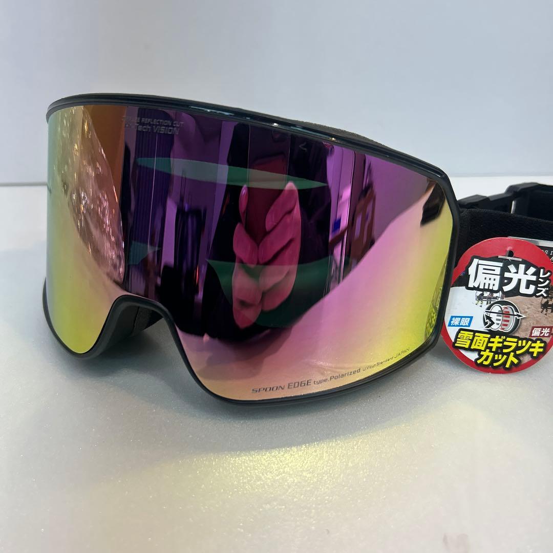SPOON スノーゴーグル 偏光レンズ - メルカリ