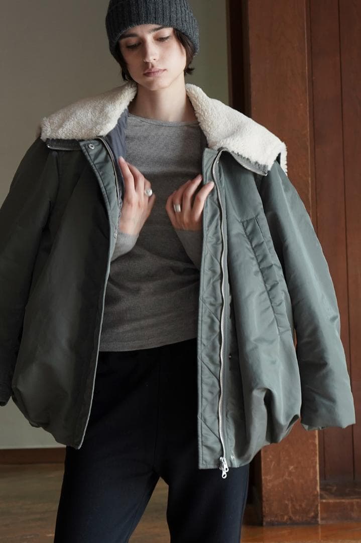 クラネCLANE BALLOON DESIGN HOODED N3B サイズ1 CLANE（クラネ）の「CLANE BALLOON DESIGN HOODED N3B（その他アウター