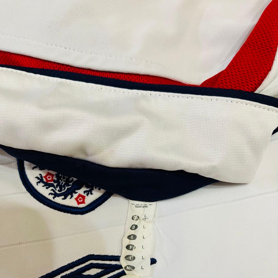 激レア】2004 イングランド代表 ユニフォーム ベッカムモデル サイズ L