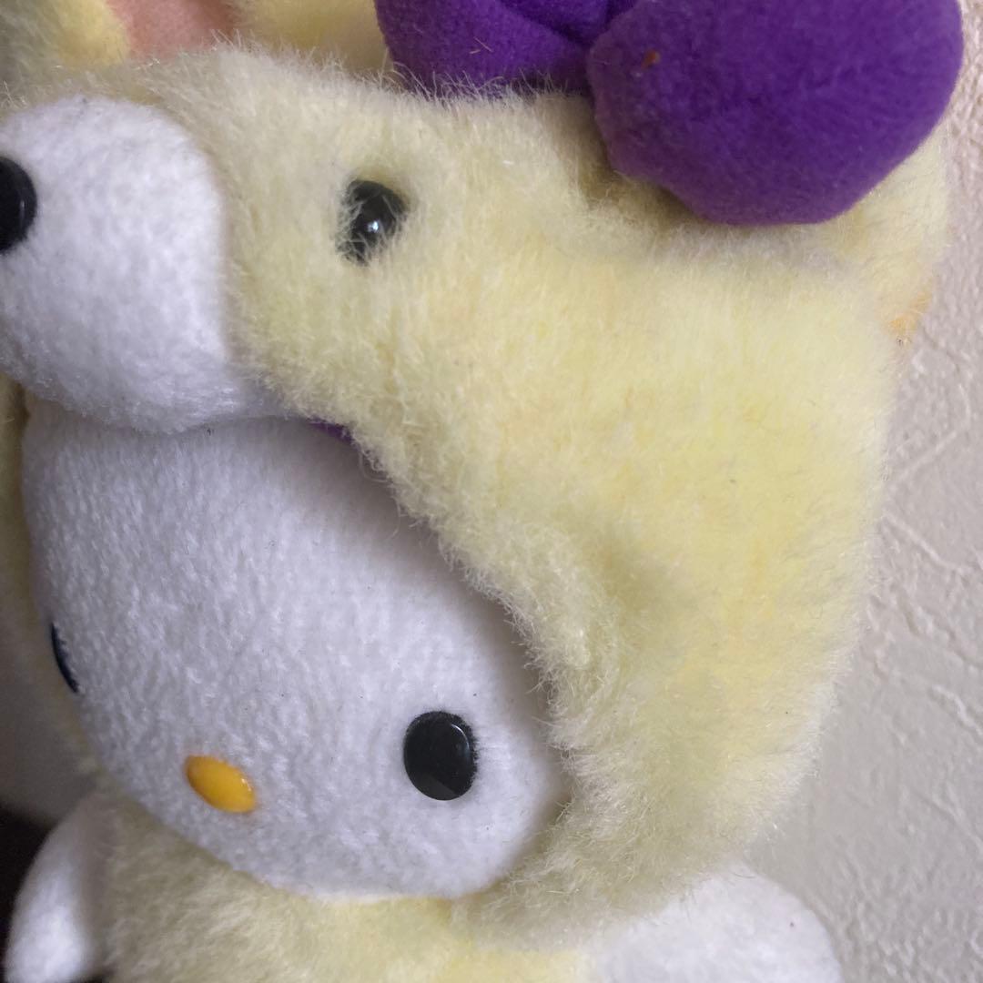 北海道限定 2004年製キティちゃん着ぐるみぬいぐるみ ラベンダー