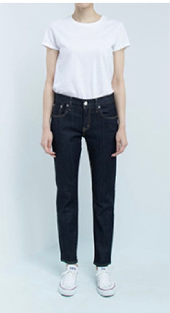 【未使用】濃紺ジーンズ25 レッドカード26403 RED CARD(レッドカード) / ボトム/25/コットン/ネイビー/無地/26403