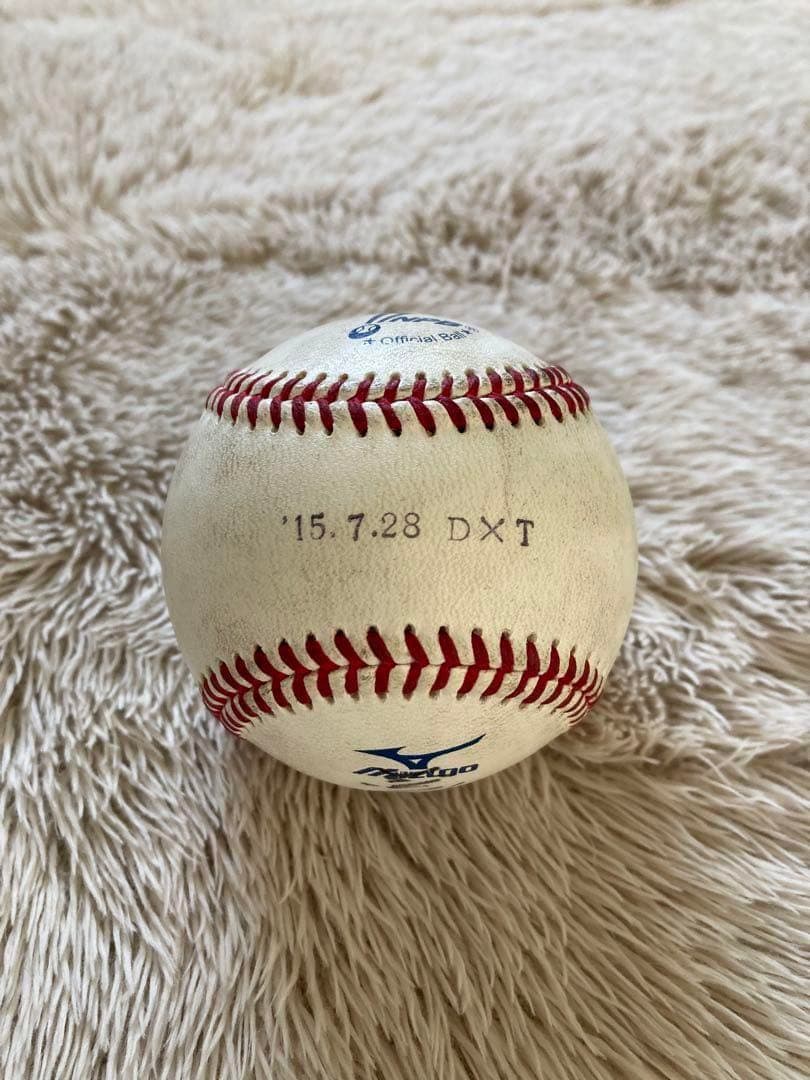 日本記録】谷繁元信 3018試合出場 7／28 実使用球＆直筆サインボール