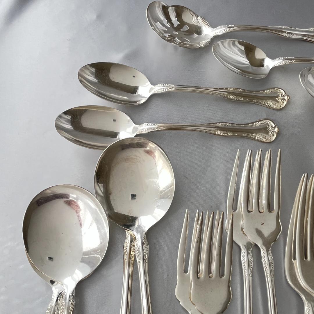 National Silver】 クイーンエリザベス ディナーセット 4名用 - メルカリ