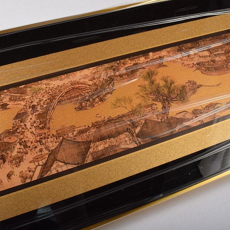 中国 清明上河園 黄金画 足金999 額装 証明書・箱付 7657C - メルカリ