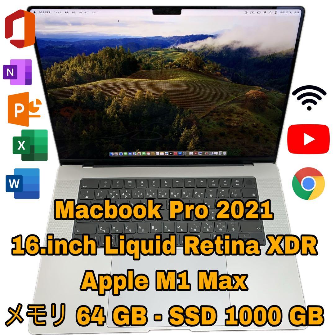 MacBook本体 Apple Macbook Pro 2021 - 16.inch | M1Max Amazon.com: Apple 2021 MacBook Pro with Apple M1 Max Chip, 16-inch