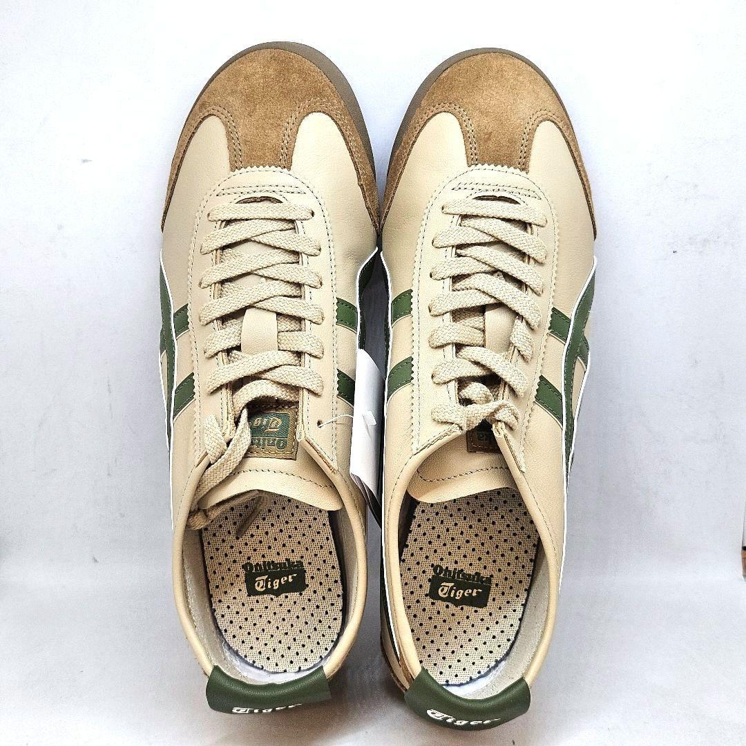 新品 オニツカタイガー MEXICO 66 1183C102 ベージュグリーン - メルカリ