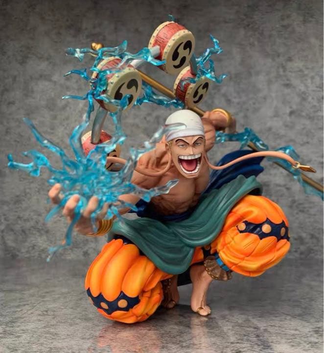 ワンピース POP エネル 雷神 フィギュア ガレージキット - メルカリ