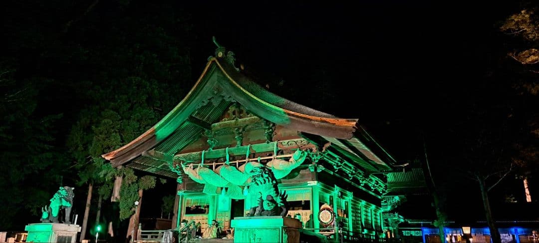 諏訪大社2025年8月8日 下社秋宮.数量限定夜の夏詣特別御朱印4種コンプ