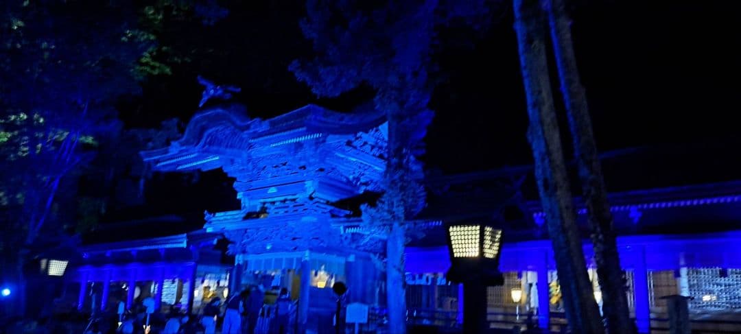 諏訪大社2025年8月8日 下社秋宮.数量限定夜の夏詣特別御朱印4種コンプ