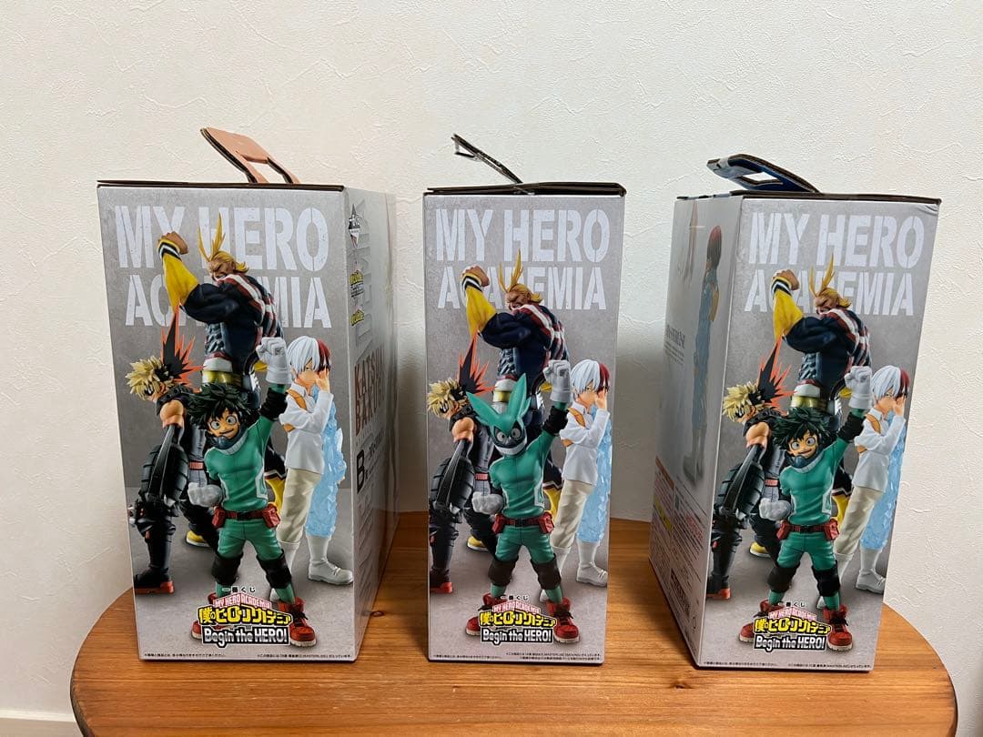 一番くじ ヒロアカ ビギンザヒーロー ABC賞3体＋EFG賞コンプセット