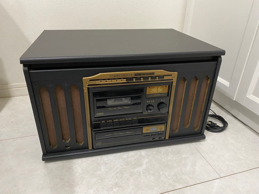 希少品】石原裕次郎13thMEMORIAL レコードCD カセットプレーヤー