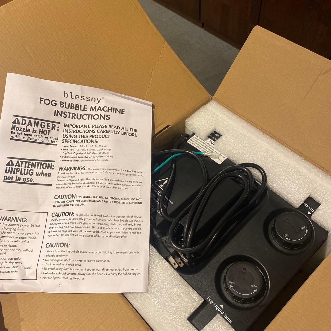 blessny フォグバブルマシーン バブルリキッド付