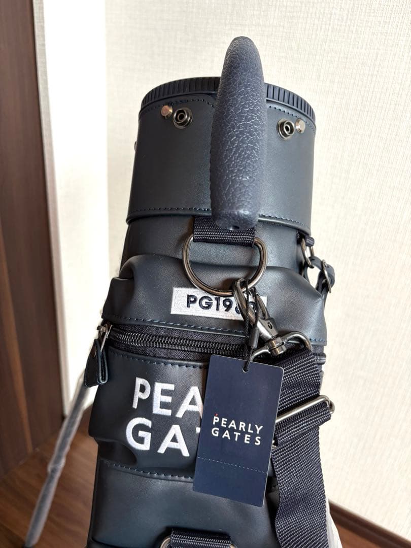 新品】PEARLY GATES セルフスタンドバッグ ネイビー - メルカリ