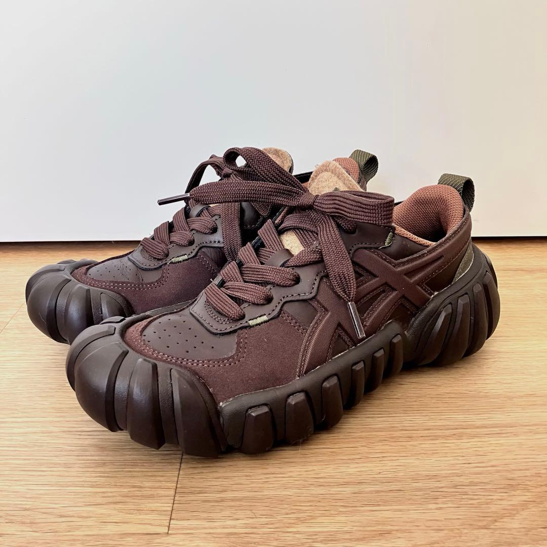 靴 Onitsuka Tiger DENTIGRE LS BROWN 25.0cm