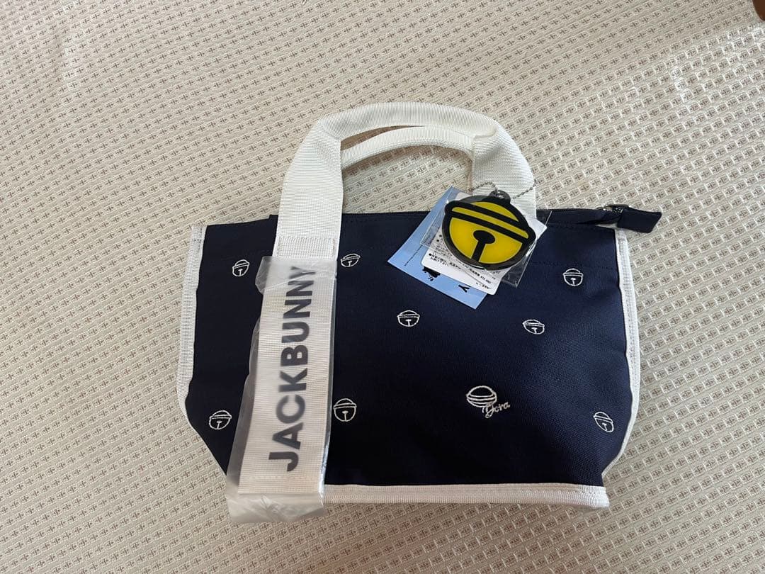 JACKBUNNY ネイビー トートバッグ - メルカリ