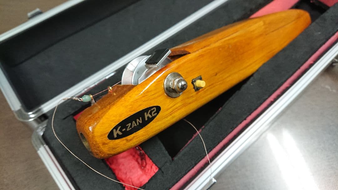お値下げ!!】K-ZAN☆K2 ワカサギ電動リール（アルミケース付属です