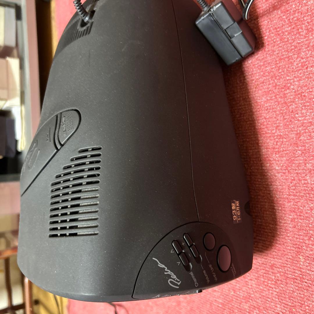 激レア 小型TV パナソニック カラーテレビ TH-8U4 ブラック - メルカリ