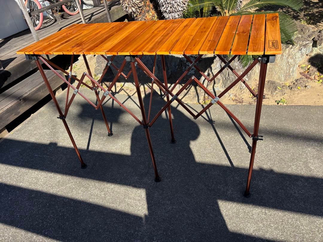 コールマン　ナチュラルウッドカウンターテーブル ナチュラルウッド カウンターテーブル 折りたたみ式 Coleman