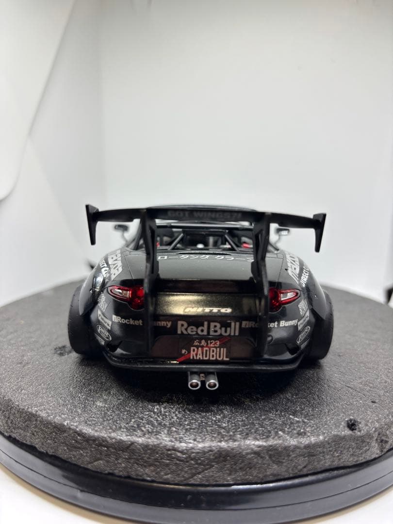 プラモデル完成品 タミヤ マツダ ロードスター マッドマイク仕様