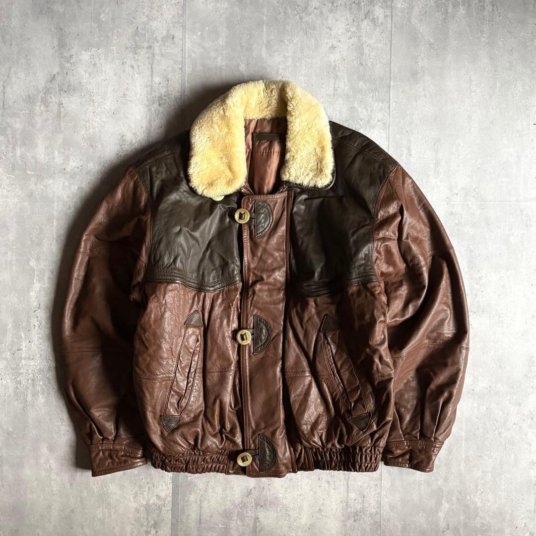 90s vintage】G-1 フライトジャケット 襟ボア 本革 短丈 ユーロ - メルカリ