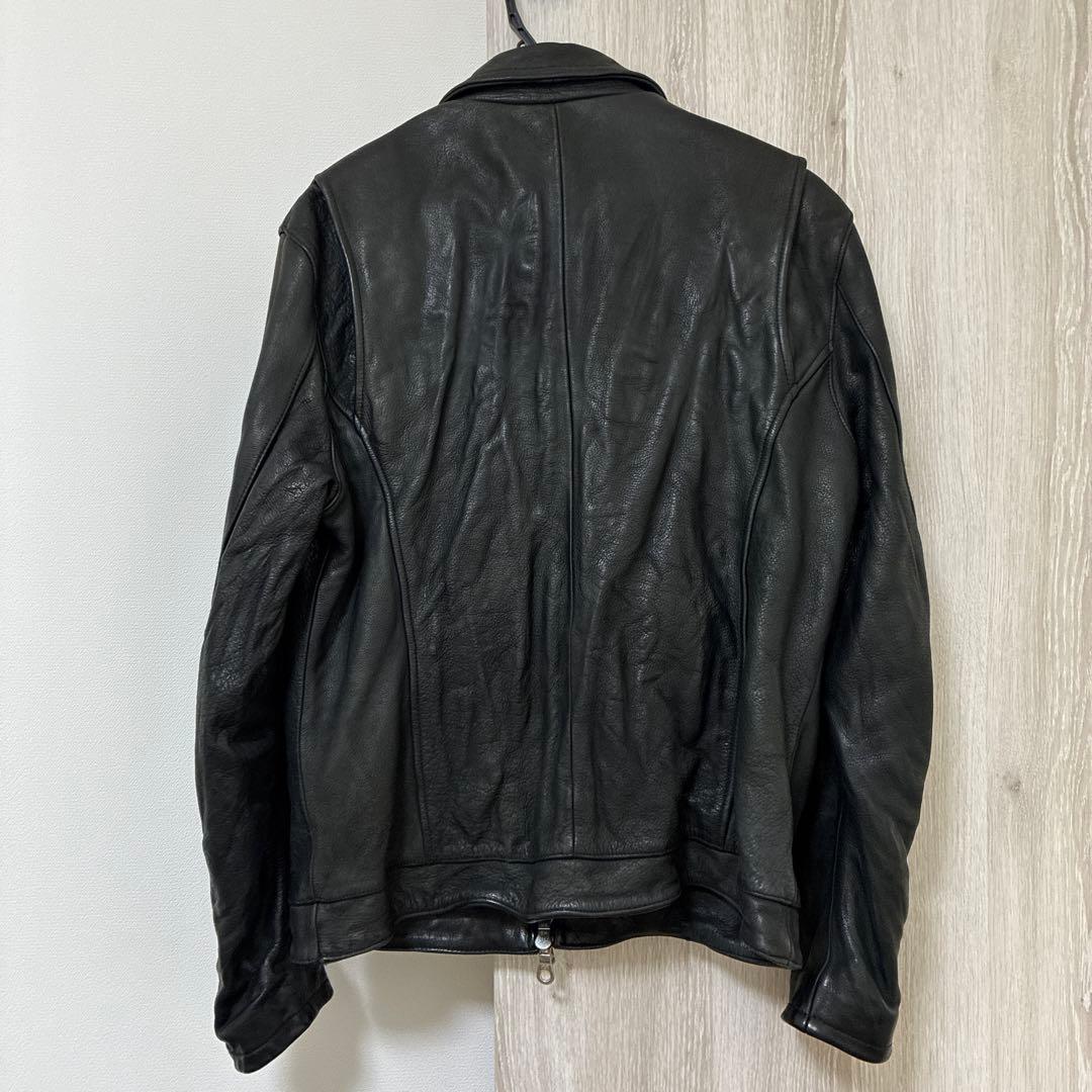 JACK ROSE Luv maisonブラック レザーライダースジャケット48 - メルカリ