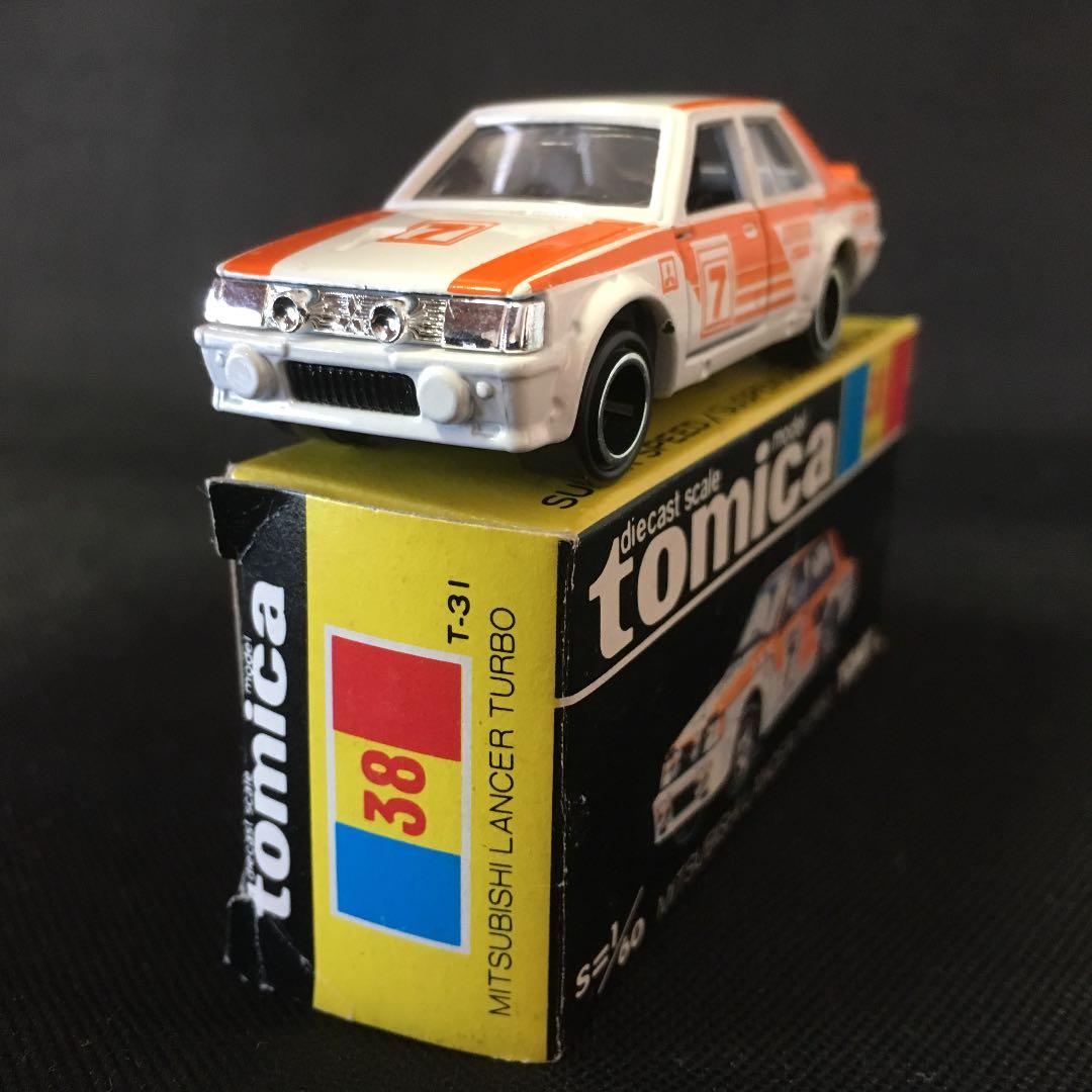 値下げ！三菱 ランサー ターボ (黒箱トミカ) - メルカリ