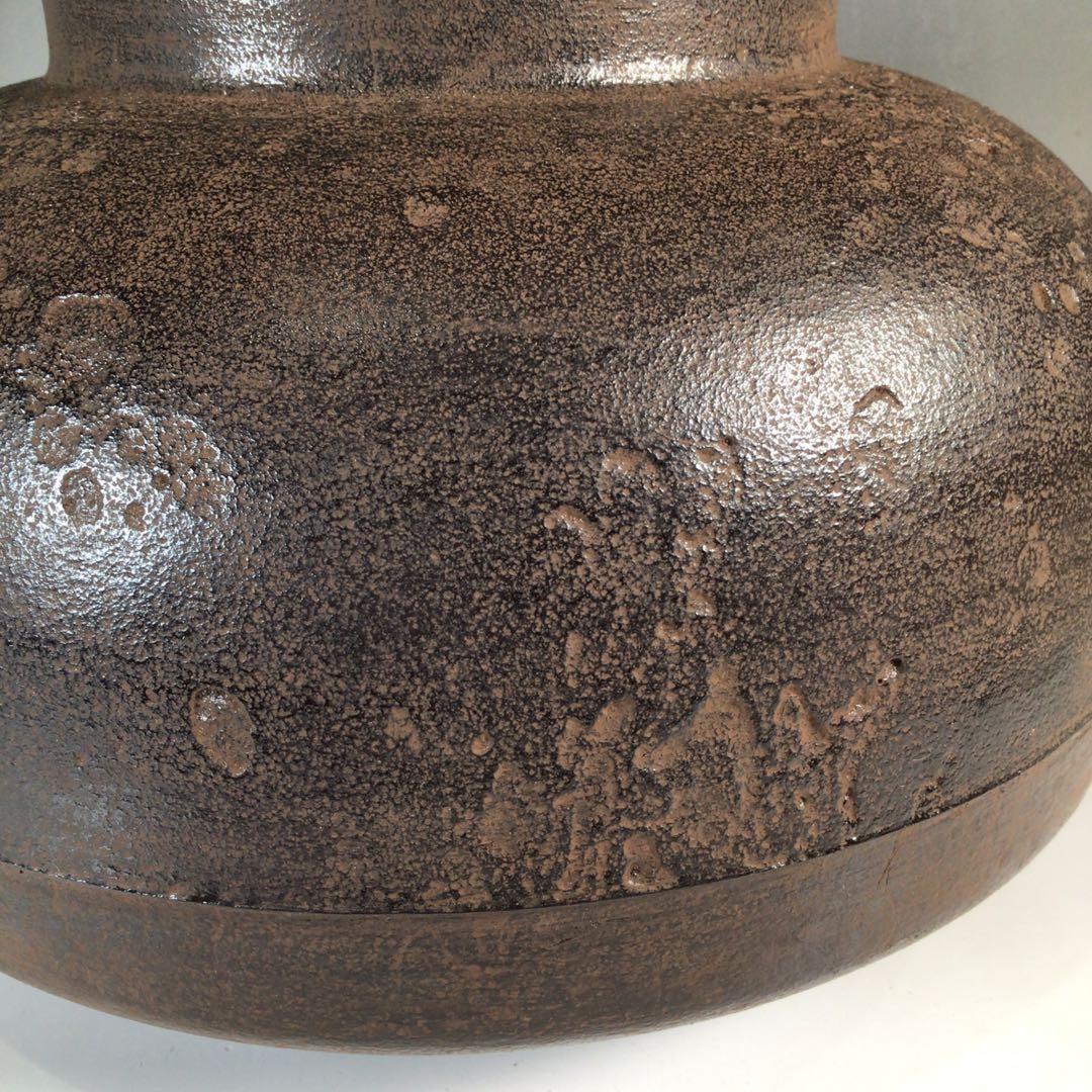 N602 茶釜 『釜師 金森紹栄造』『弾肌』『立口釜』 共箱 茶道具