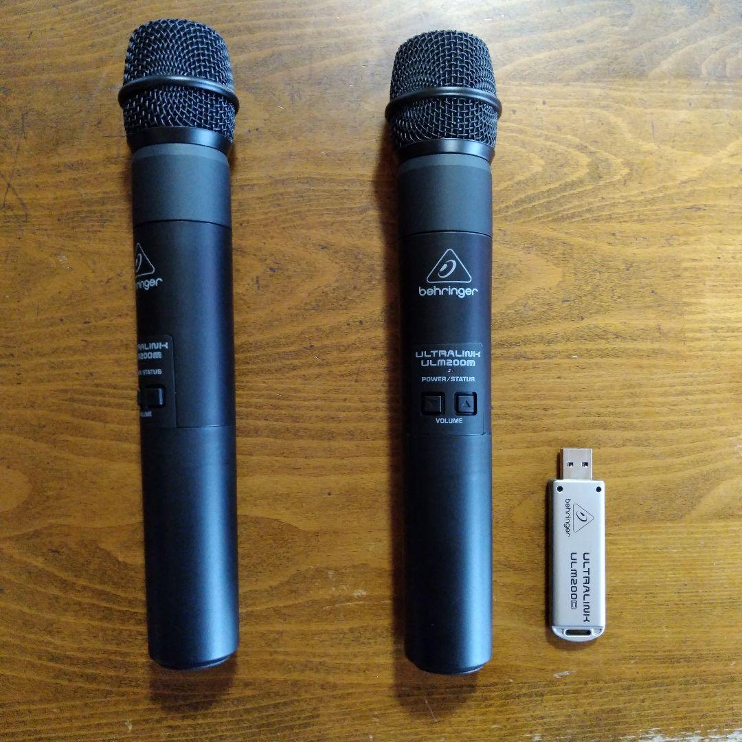 ベリンガー ワイヤレスマイクシステム ULM202USB ULTRALINK Behringer Ultralink ULM202USB Wireless USB Dual Microphone System