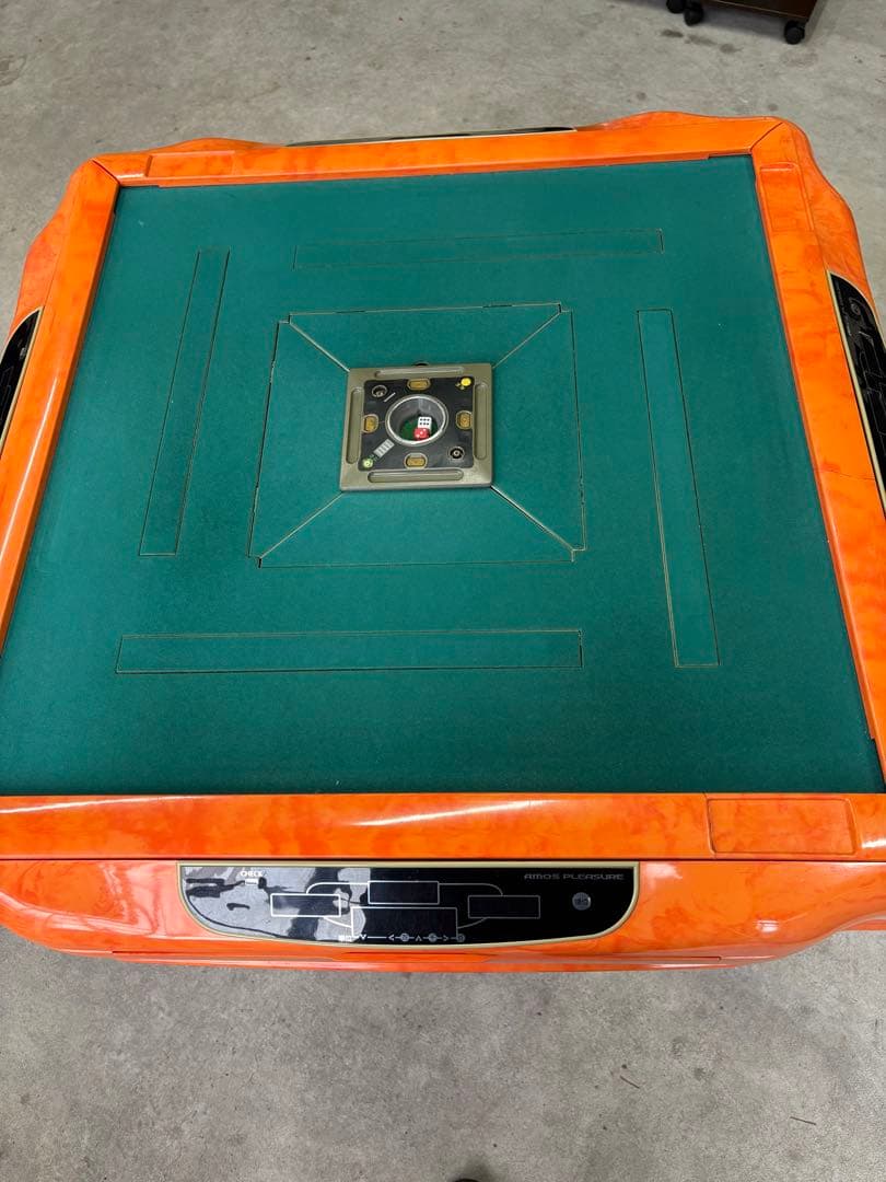 AMOS電子麻雀卓 オレンジ　プレジャー