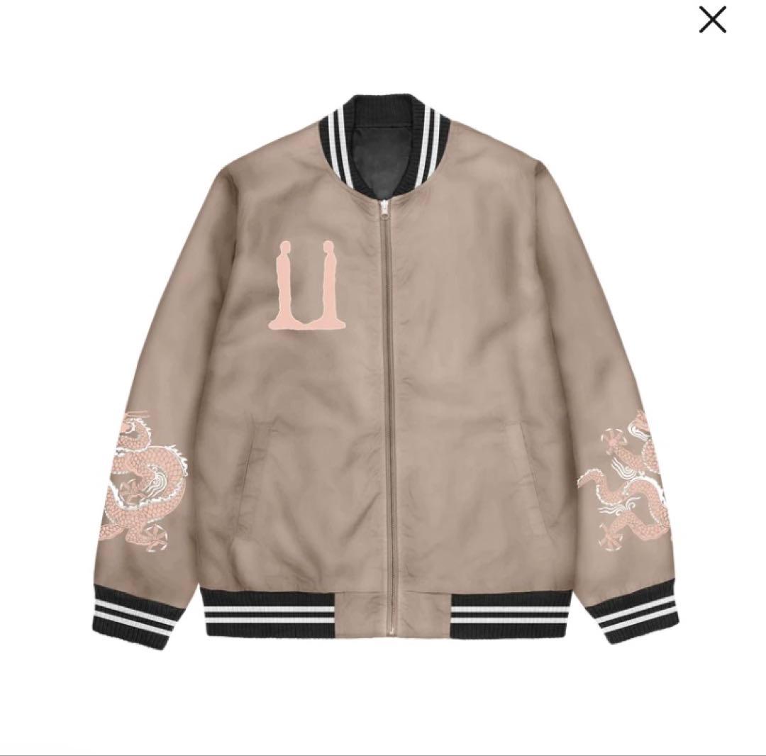 GDRAGON スカジャン シャンパンベージュ　US Mサイズ公式グッズ　完売品